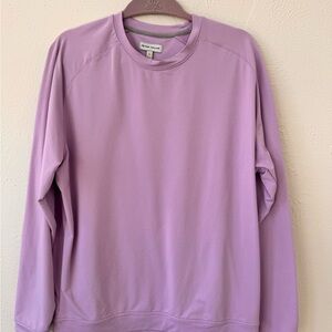 Peter Millar Lavender Crew Neck Sweater